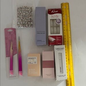 Acrylic Nail Accessories Kit -light,glue,polish